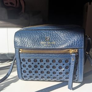 Kate Spade Perri Lane Bubbles Leather Perforated Crossbody Purse